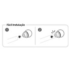 Kit Pont Copa Facetada Vic 20mm 2pc CROM