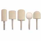 Kit Ponta Montada De Feltro 5 Pçs Haste Ø6mm Micro Retífica-