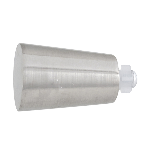 Kit Ponteira Glam Copa Cromo Escovado 20mm 2 peças Inspire