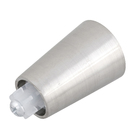 Kit Ponteira Glam Copa Cromo Escovado 20mm 2 peças Inspire