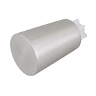 Kit Ponteira Glam Pommel Cromo Escovado 28mm 2 peças Inspire