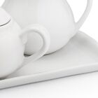 Kit Porcelana: Bandeja Retangular, Bule 500 Ml E Jarra 750ml