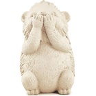 Kit Porco Espinho Em Cimento 3 Peças 12x7cm