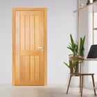 Kit Porta 84,5x215cm Ad02 Tauari Lado Direito Mapaf Marrom Cl