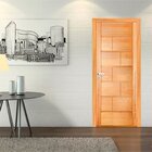 Kit Porta 94,5x215cm Belga Tauari Mapaf Abertura Esquerda Mar