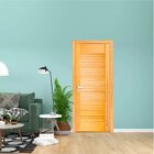 Kit Porta 94,5x215cm Suiça Tauari Lado Esquerdo Mapaf Marrom