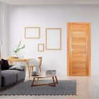 Kit Porta 96,5x215cm 3b Tauari Mapaf Abertura Direita Marrom