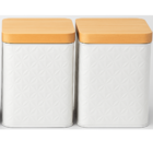 Kit Porta Açúcar E Café 2 Potes Organizadores Para Cozinha Br