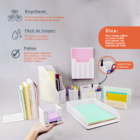 Kit Porta Caneta, Suporte De Livro E Porta Objetos 9 Pçs Bran