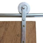 Kit Porta Celeiro 2 Roldanas Aparente - Tubular 1,60 M - Bril