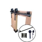 Kit Porta Celeiro 2 Roldanas Aparente - Tubular 2,00 M - Pret