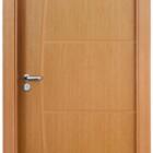 Kit Porta Com Batente Decorada Mogno Pintura Uv Direita - 210