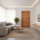 Kit Porta Completa Bbb Frisada Em Arco 62x210cm Fechadura Pre