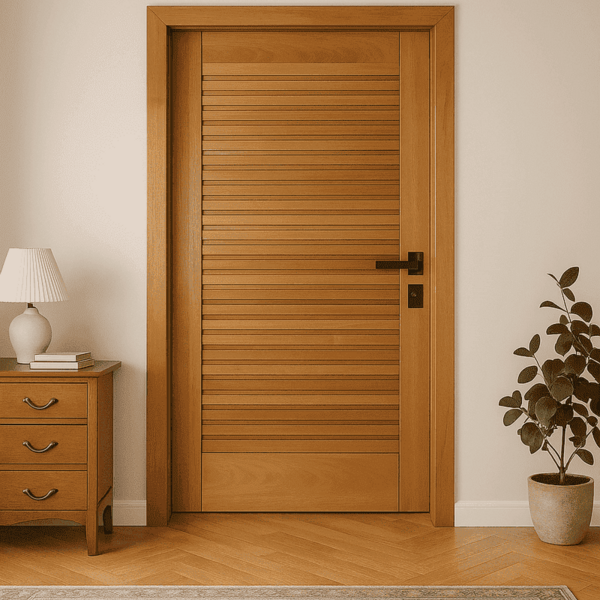 Kit Porta Completa Suiça 62x210cm Fechadura Preta Em Madeira