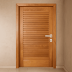 Kit Porta Completa Suiça 82x210cm Em Madeira Maciça Tauari