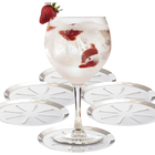 Kit Porta Copos Mesa Descanso Aço Inox 30 Unidades Atacado In