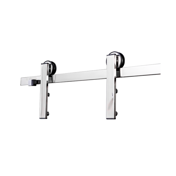 Kit Porta De Correr Aço Inox 304 Polido Silvana