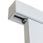 Kit para Porta de Correr Liso com Batente e Trilho Pinus Sarrafeado Branco 17 a 21cm Ipumirim