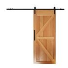 Kit Porta De Correr Completa Celeiro 112x210cm Em Madeira Mac