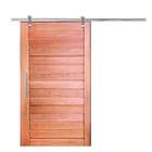 Kit Porta De Correr Completa Paris 120x210cm Em Madeira Maciç