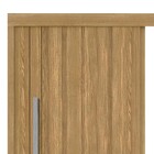 Kit Porta de Madeira de Correr Direito e Esquerdo Italy 210x92cm Sarrafeada com Batente 12cm Essenziale Line Concrem