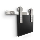 Kit Porta de Correr KA-700 Reto Alumínio Escovado WF