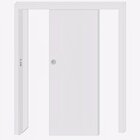 Kit Porta De Correr Madeira Lisa 210x90x3,5cm Laca Moldufama