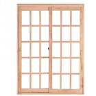 Kit Porta De Correr Madeira Pe621 Gold Natural 216cm X 150cm