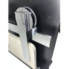 Kit Porta De Correr Roldana Aparente Trilho Inox Polido 2 Mt