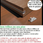 Kit Porta De Correr Roldana Aparente Trilho Inox Polido 3 Mt