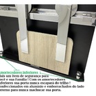 Kit Porta De Correr Roldana Aparente Trilho Polido 2 Mt