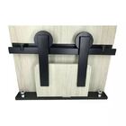 Kit Porta de Correr Verniz Lisa com Trilho Preto 80cm Larg X