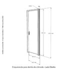 Kit Porta De Madeira 210x60cm Batente 11cm Fechadura Golf Rod