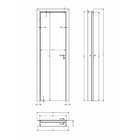 Kit Porta De Madeira 210x60cm Batente Ultra 13cm Lisa Premium