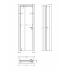 Kit Porta De Madeira 210x60cm Batente Ultra 13cm Novara Premi