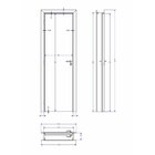 Kit Porta De Madeira 210x60cm Batente Ultra 15cm Lisa Premium