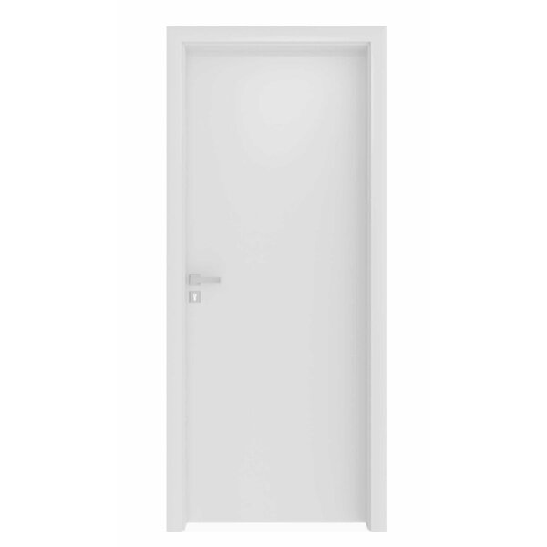 Kit Porta De Madeira 210x60cm Batente Ultra 15cm Lisa Premium