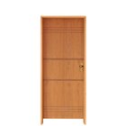 Kit Porta De Madeira 210x62cm Batente 11cm Fechadura Golf Bel