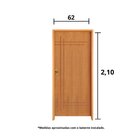 Kit Porta De Madeira 210x62cm Batente 11cm Fechadura Golf Bel