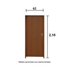 Kit Porta De Madeira 210x62cm Batente 11cm Fechadura Golf Rod