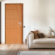 Kit Porta De Madeira 210x62cm Batente 11cm Fechadura Stilo Be