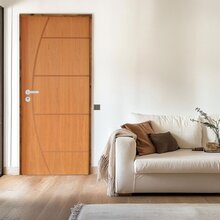 Kit Porta De Madeira 210x62cm Batente 11cm Fechadura Stilo Be