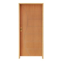 Kit Porta De Madeira 210x62cm Batente 14cm Fechadura Golf Bel