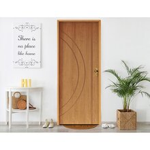 Kit Porta De Madeira 210x62cm Batente 14cm Fechadura Golf Con