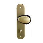 Kit Porta De Madeira 210x62cm Batente 14cm Fechadura Golf Rod