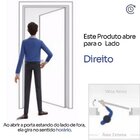 Kit Porta De Madeira 210x62cm Batente 9,5cm Lisa Primer Unipo