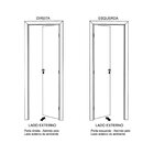 Kit Porta De Madeira 210x70cm Batente Ultra 13cm Rocca Premiu