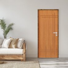 Kit Porta De Madeira 210x72cm Batente 11cm Fechadura Stilo Be