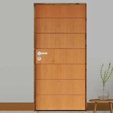 Kit Porta De Madeira 210x72cm Batente 11cm Fechadura Stilo Be