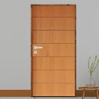 Kit Porta De Madeira 210x72cm Batente 11cm Fechadura Stilo Be